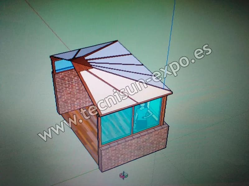 Veranda Glass Roof en Balcón — Granada - Imagen 7